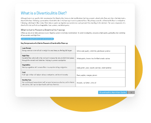 Diverticulitis Nutrition Guide | OnPoint Nutrition